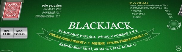 Blackjack rules