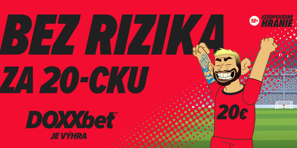 Doxxbet 20 eur bez rizika