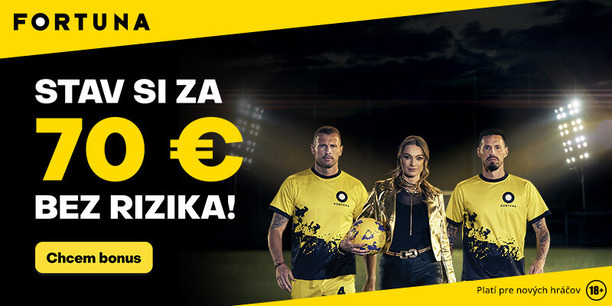 Fortuna 70 eur bez rizika na ME vo futbale