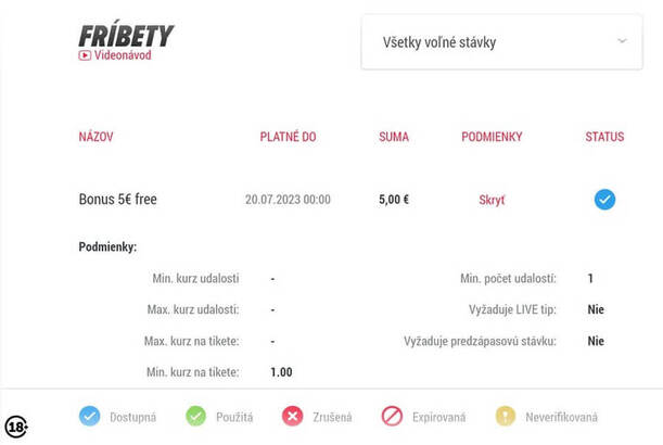 Doxxbet promo kód podmienky