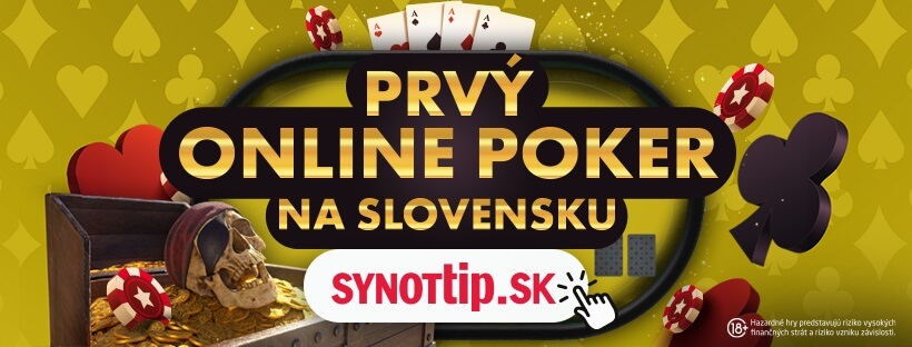 Prvý online poker na Slovensku v SYNOT TIP