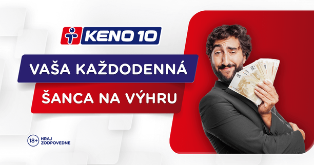 KENO 10 od TIPOSU nemá jackpot