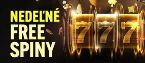 Nedeľné free spiny a casinové bonusy pre 16. 2. 2025